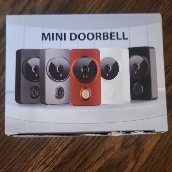 Other - Two New In Box Mini Doorbell Camara In Shiney Black